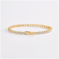 Bracciale Mabina Donna BRACCIALE TENNIS CUORE in Argento Zircone 533512-S - 533512-S